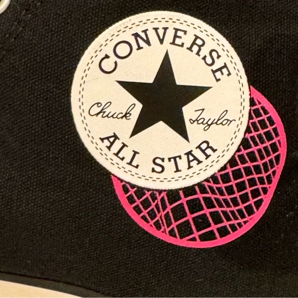 Converse Chuck Taylor All Star Hi Top "See Beyond" Black Sneakers Unisex - Picture 12 of 16